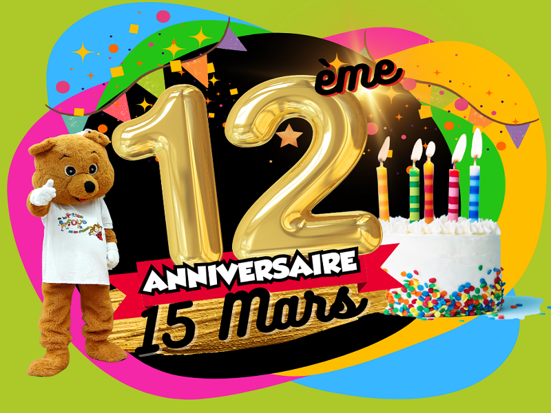 12ème anniversaire Les P'tits Fous !