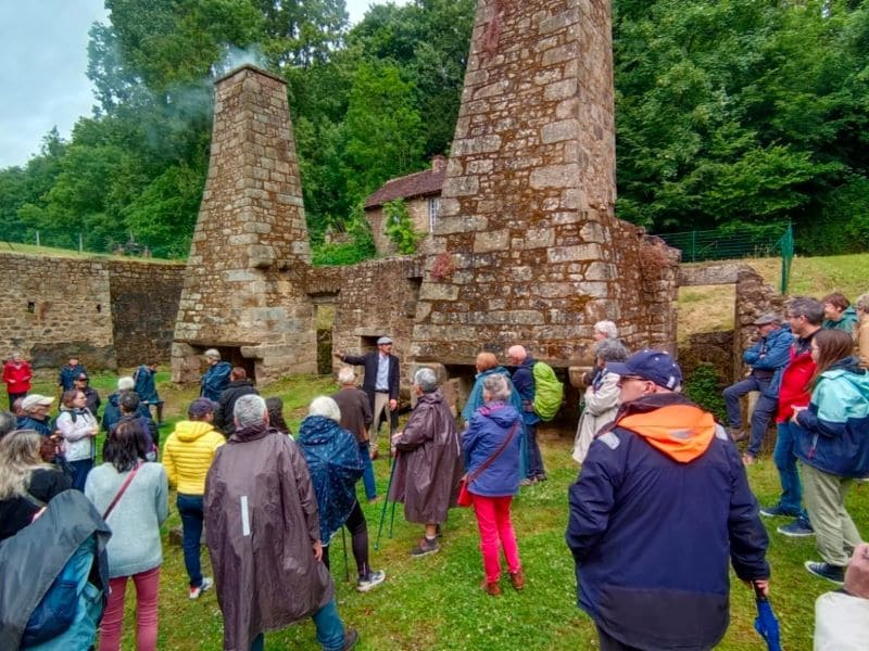 Découverte du patrimoine minier et sidérurgique du bocage et son histoire : Fours de la Butte-Rouge à Dompierre