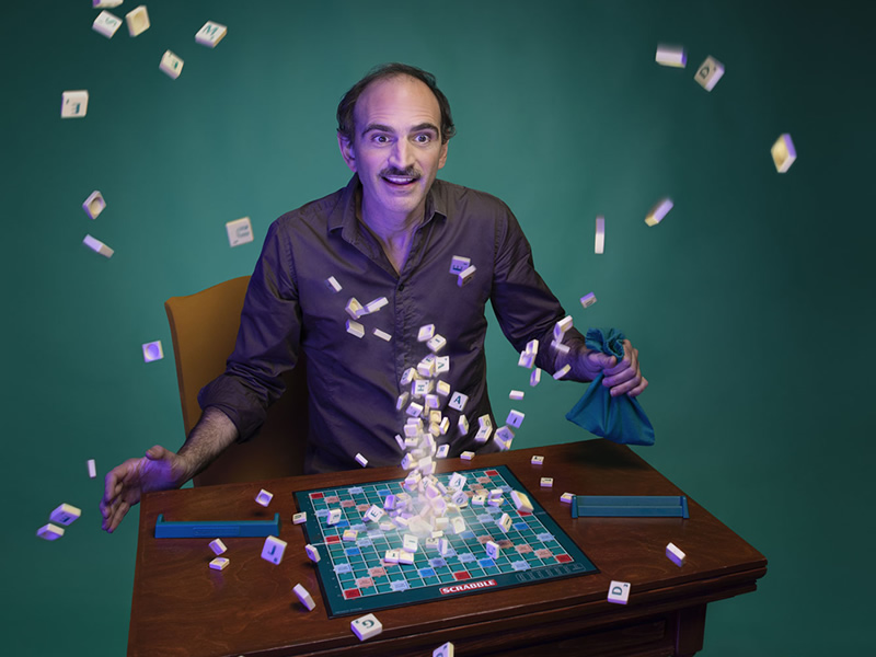 La partie de Scrabble