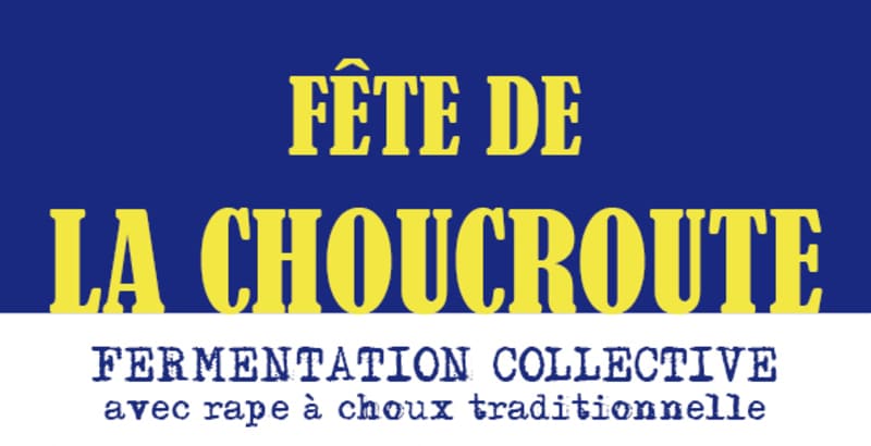 Fête de la Choucroute – fermentation collective