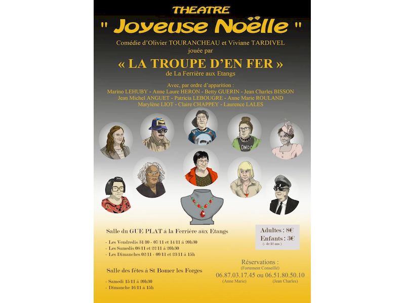 Théatre comique  » la troupe d’en fer »