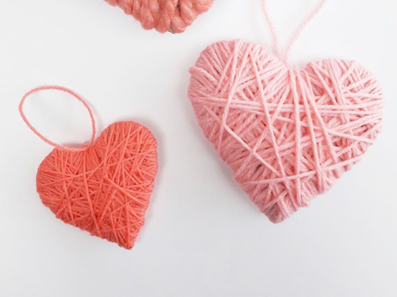 La fabrique : coeurs en laine