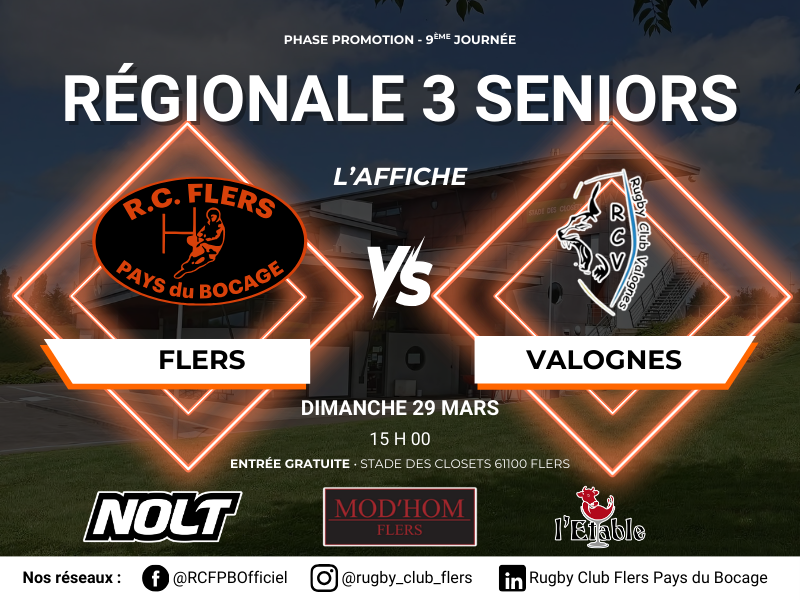 Rugby - Flers vs. Côte de Nacre