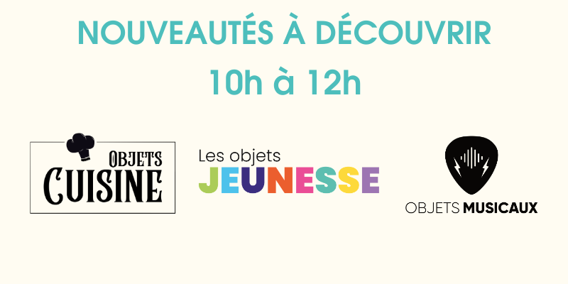 Nouveaux objets à la médiathèque !