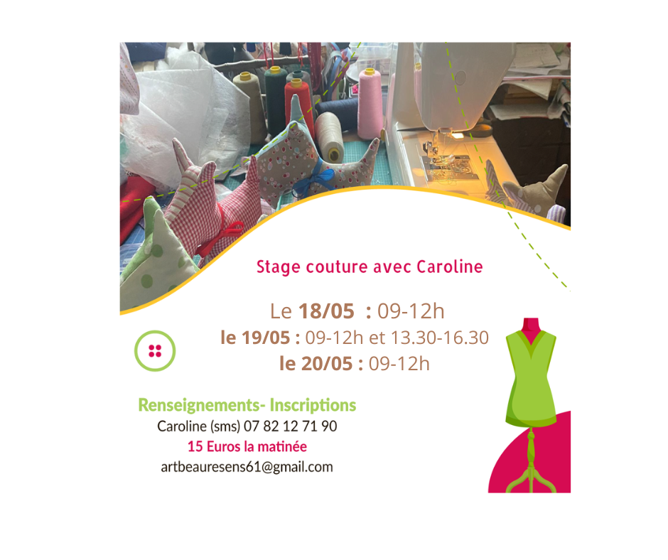Stage de couture