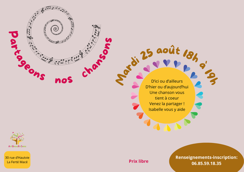 Partageons nos chansons
