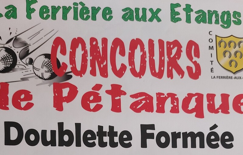 Concours de pétanque en doublettes formées