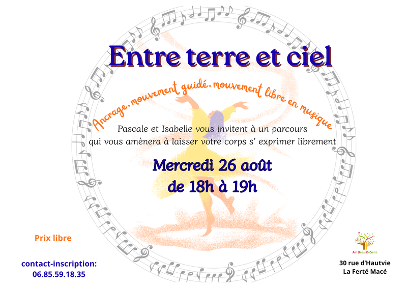 Entre terre et ciel : atelier d'expression en mouvement
