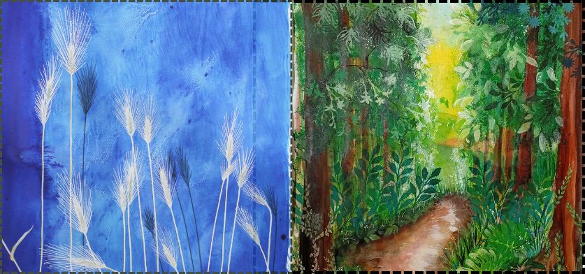 Atelier « Territoires d'encre » par Aline Teysseyre et Nathalie Guerrois