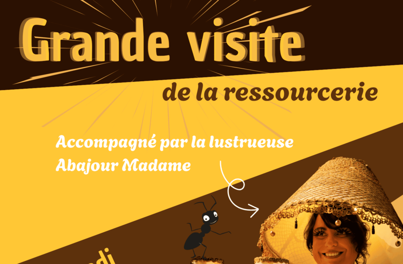 Visite de la recyclerie des fourmis vertes et café réparation